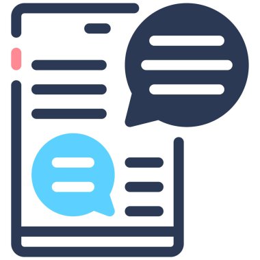 akıllı telefon simgesi, vektör illüstrasyonu basit tasarım