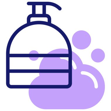 sabun. Web simgesi basit illüstrasyon