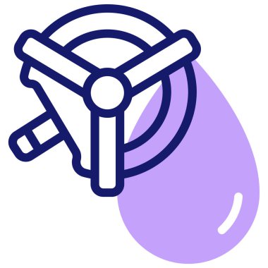 Simge serp, vektör illüstrasyonu 