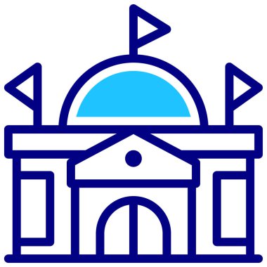 Hükümet. Web simgesi basit tasarım