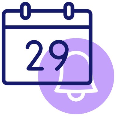 zamanlama simgesi, vektör illüstrasyonu basit tasarım