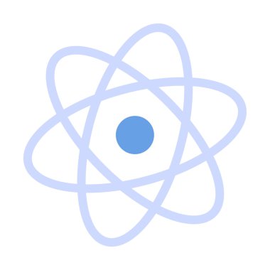 Eğitim fiziği. Web simgesi basit illüstrasyon 