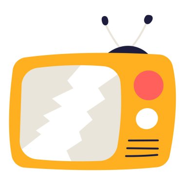 televizyon web simgesi basit tasarım