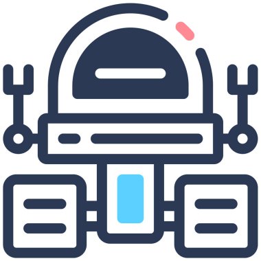 robot ikon vektör illüstrasyonu