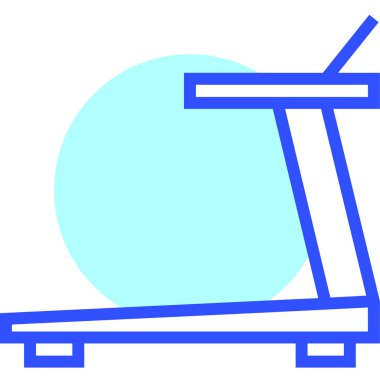 Koşu bandı web simgesi basit tasarım