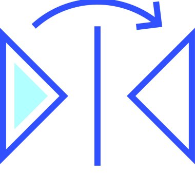 Simge vektör illüstrasyonunu yansıt