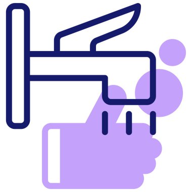 Havaalanı. Web simgesi basit illüstrasyon