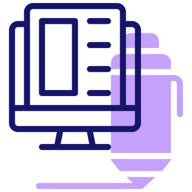 Güncel simge, vektör illüstrasyonuName