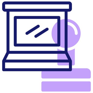 arcade modern simge, vektör illüstrasyon