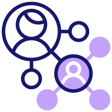 yönetim web simgesi basit illüstrasyon