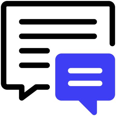 Bir mesajın vektör illüstrasyonu 