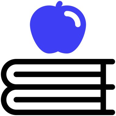 Okul kitabı. Basit resimleme