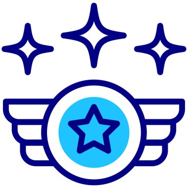 Rozet. Web simgesi basit tasarım