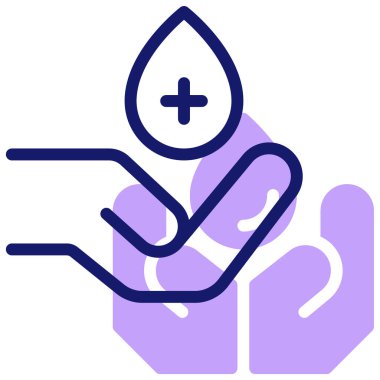 tıbbi bakım vektör simgesi