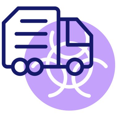 kamyon web simgesi basit tasarım