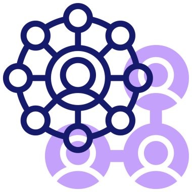 şebeke. Web simgesi basit illüstrasyon