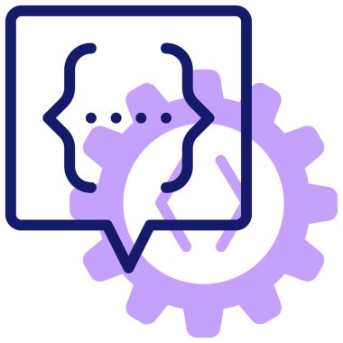 Ayarlar web simgesi basit illüstrasyon