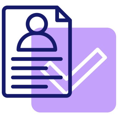 Özgeçmiş. Web simgesi basit tasarım