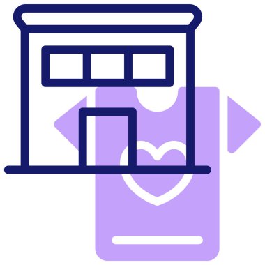 Açık kitap. Basit resimleme