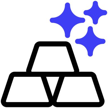 altın ağ ikonu vektör illüstrasyonu 