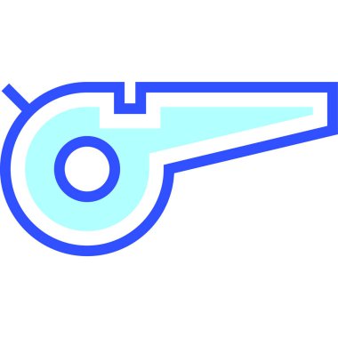 Islık. Web simgesi basit illüstrasyon