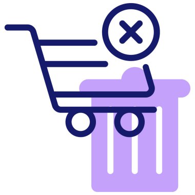 Alışveriş arabası. Basit tasarım