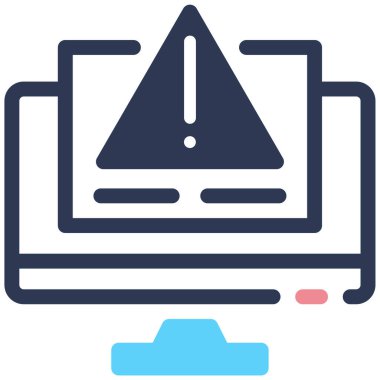 Hata simgesi vektör illüstrasyonu