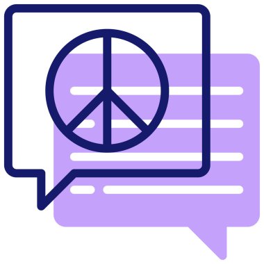 Hoşgörü. Web simgesi vektör illüstrasyonu