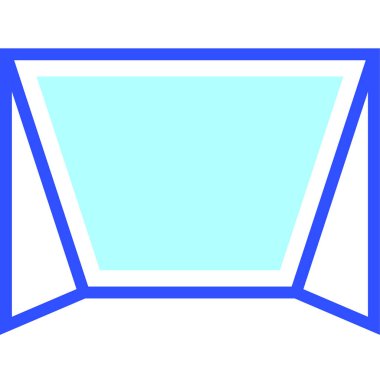 Futbol web simgesi vektör illüstrasyonu