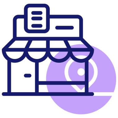 simge vektör illüstrasyonunu sakla