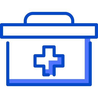 İlk yardım simgesi vektör illüstrasyonu