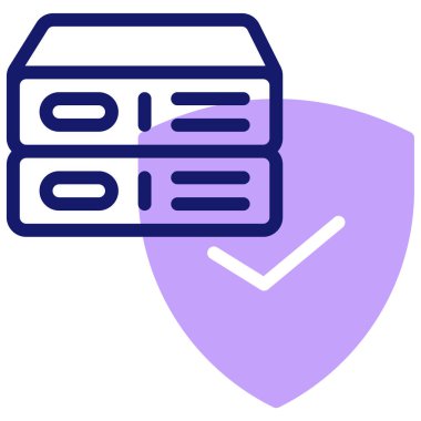 Sunucu Web simgesi basit illüstrasyon