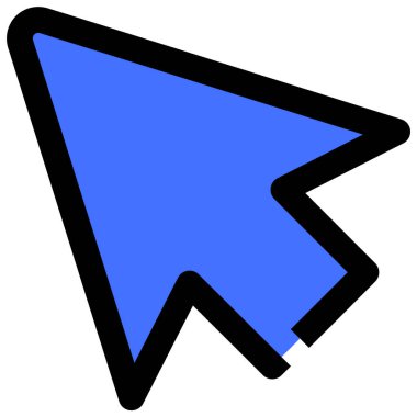 İmleç. Web simgesi basit illüstrasyon