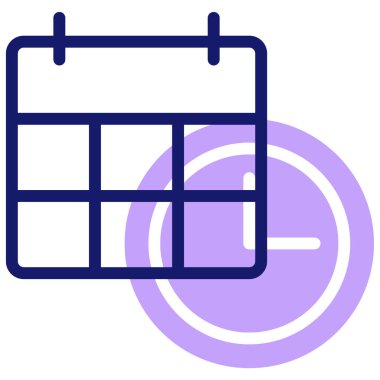 Takvim. Web simgesi basit illüstrasyon