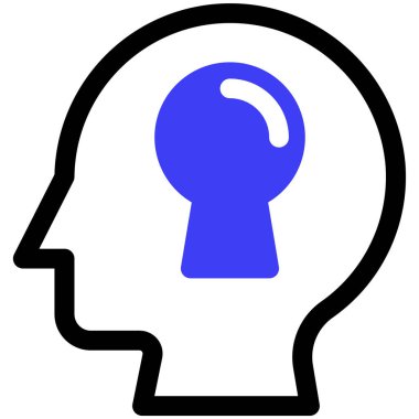 Profil. Web simgesi basit tasarım