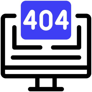 Hata simgesi vektör illüstrasyonu