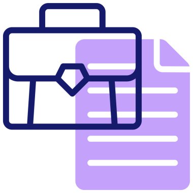 Çanta. Web simgesi basit illüstrasyon