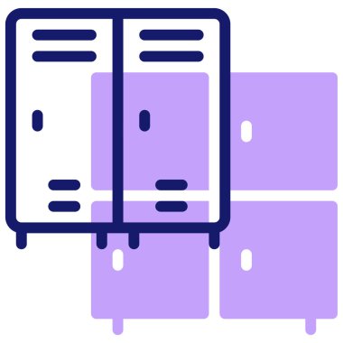 Dolap. Web simgesi basit illüstrasyon