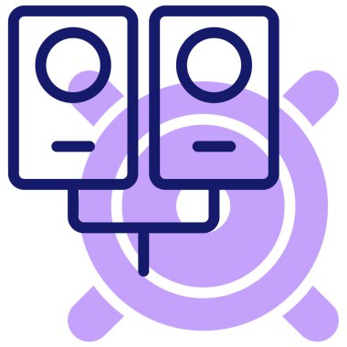 hoparlör vektör illüstrasyonu