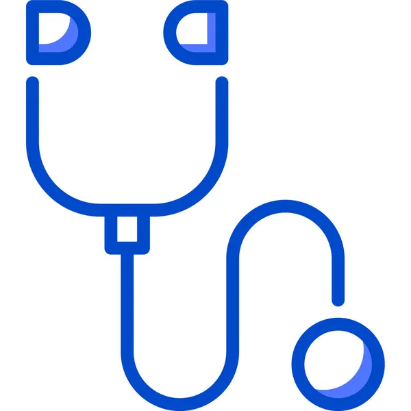 Illustration Stethoscope Icon — Stock Vector