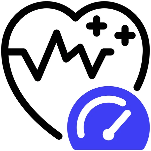 Heart Web Icon Simple Illustration — Stock Vector