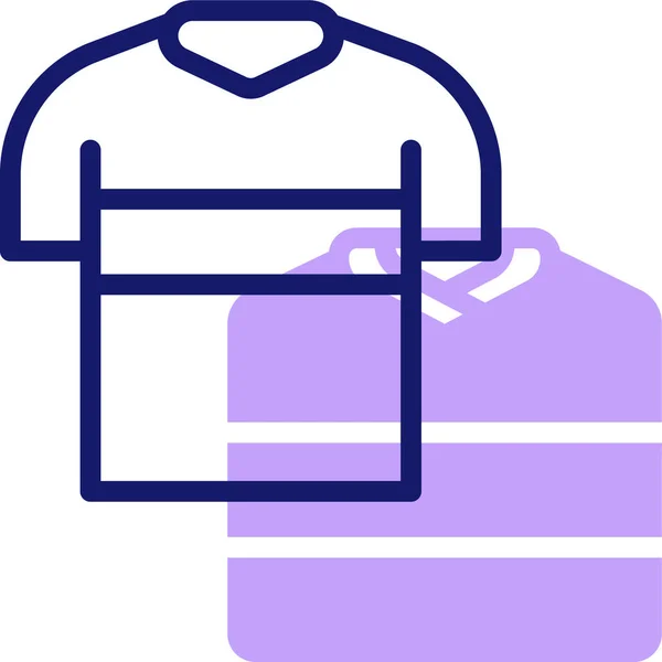 Shirt Web Ícone Design Simples — Vetor de Stock