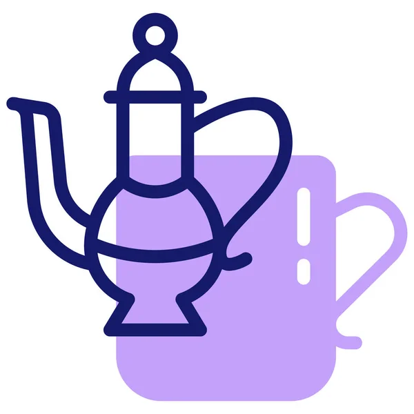 Tea Pot Simple Design — Stock Vector