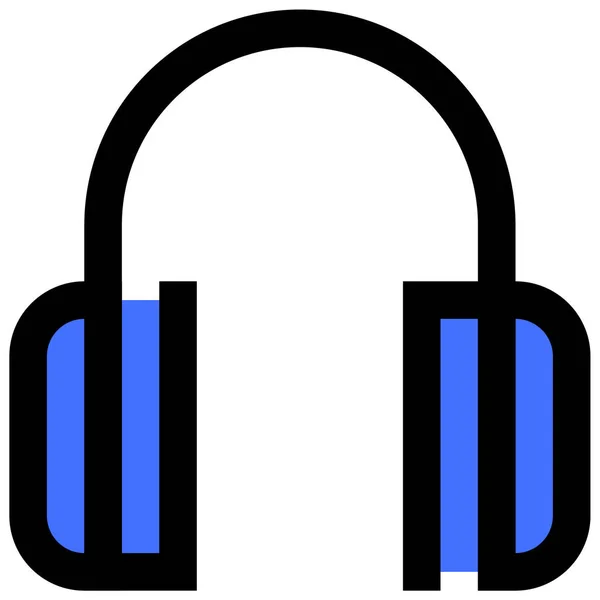 Headphones Icon Simple Design — Stock Vector