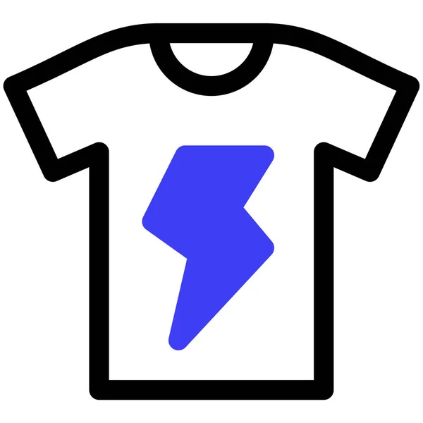 TシャツWebアイコンシンプルなデザイン — ストックベクタ