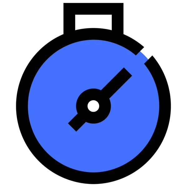 Kompass Web Symbol Einfache Illustration — Stockvektor