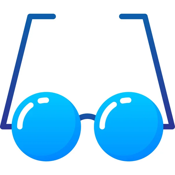 Een Zonnebril Web Icoon Eenvoudige Illustratie — Stockvector