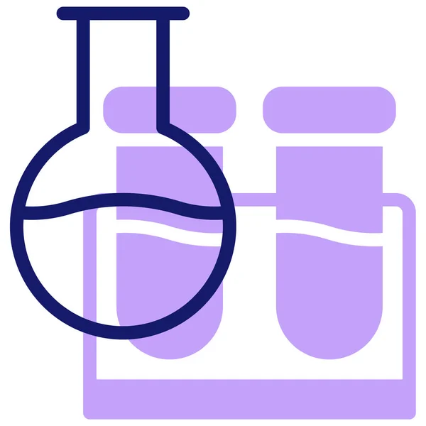 Ciencia Química Vector Icono — Vector de stock