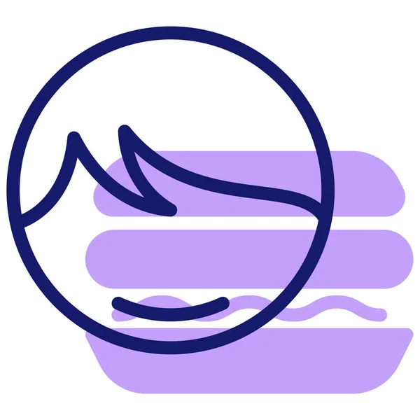 Εικονίδιο Λογότυπου Διανυσματική Απεικόνιση Απλή Σχεδίαση — Διανυσματικό Αρχείο