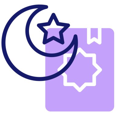 İslam simgesi, vektör illüstrasyonu basit tasarım